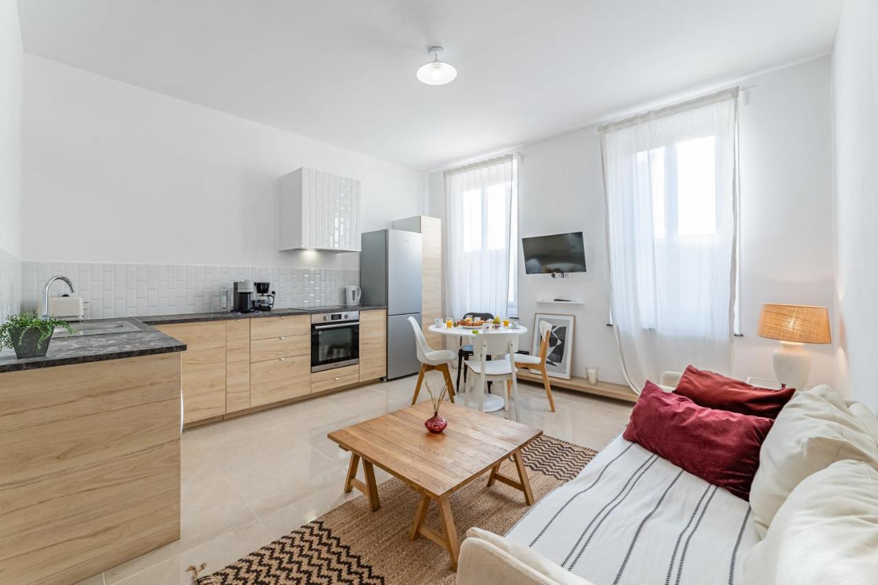 Le Borély: Appartement climatisé avec 2 chambres, à 800m de la plage Marselha Exterior foto